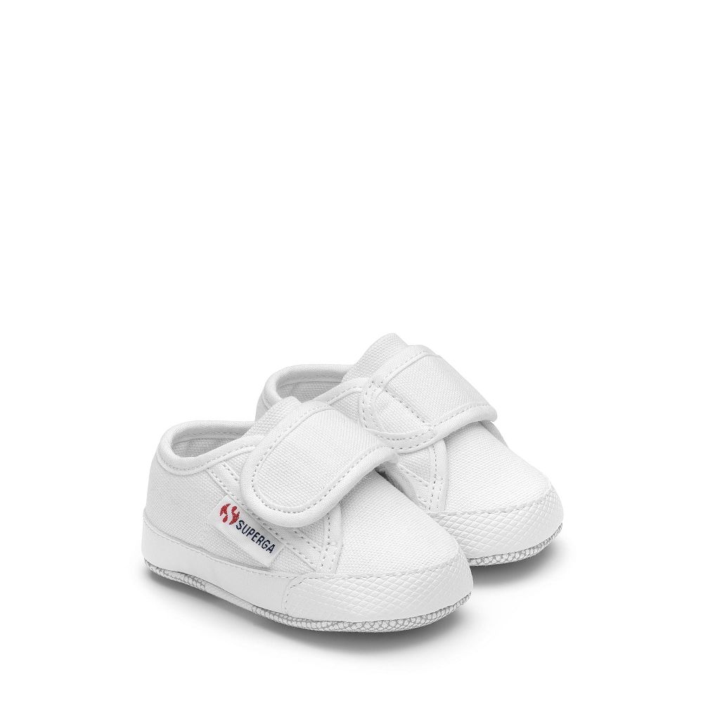 Superga 4006 White Low Top Sneakers - Kids Sneakers USA | US0674931